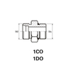 ООН 、 、 、 nup nead neck ends с уплотнительным кольцом уплотнения ISO 11926
